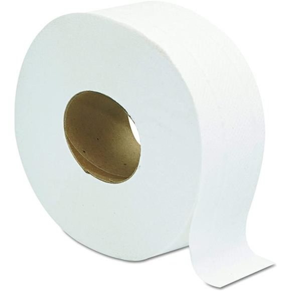 Economy Toilet Tissue, 1 Ply, 9" Core (3 Rolls) - Picture 1 of 2
